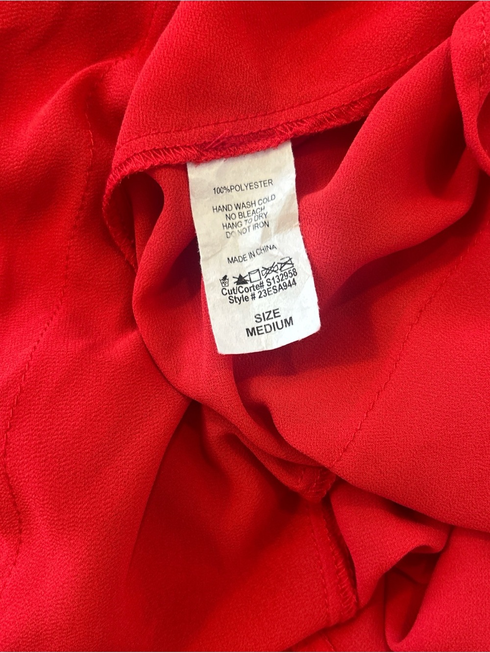 Etiquette Clothiers Red Ruffled Maxi Dress - Picture 5 of 5